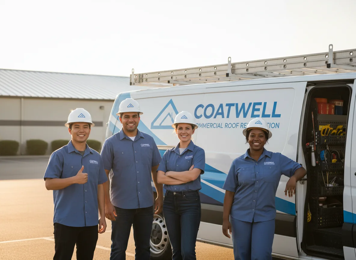 Commercial roof coating company in Wheaton, MN